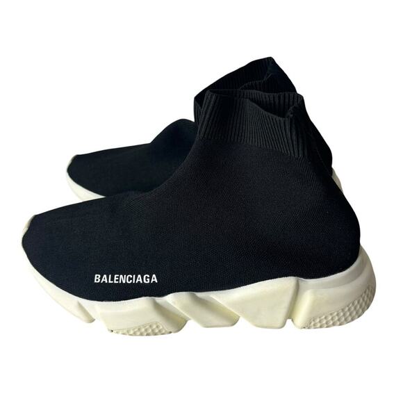 Balenciaga Speed Sneaker Black Size 8 - Picture 4 of 8